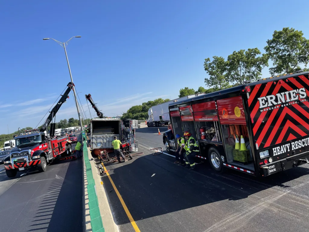 Heavy rescue support with emergency response partners